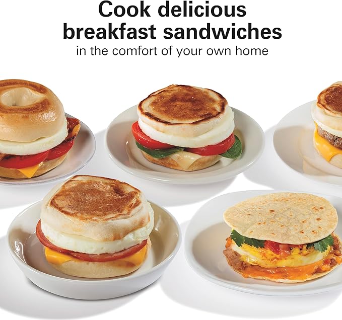 QuickBite™ Dual Breakfast Sandwich Maker